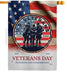 Remembering Veteran's Day Banner Flag