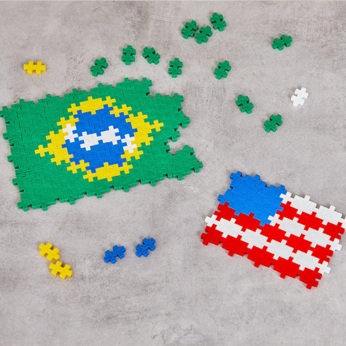 Learn to Build Flags of the World - 500 Piece Plus Plus Set