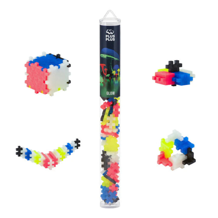 Glow Mix Plus Plus 70 Piece Puzzle in Tube