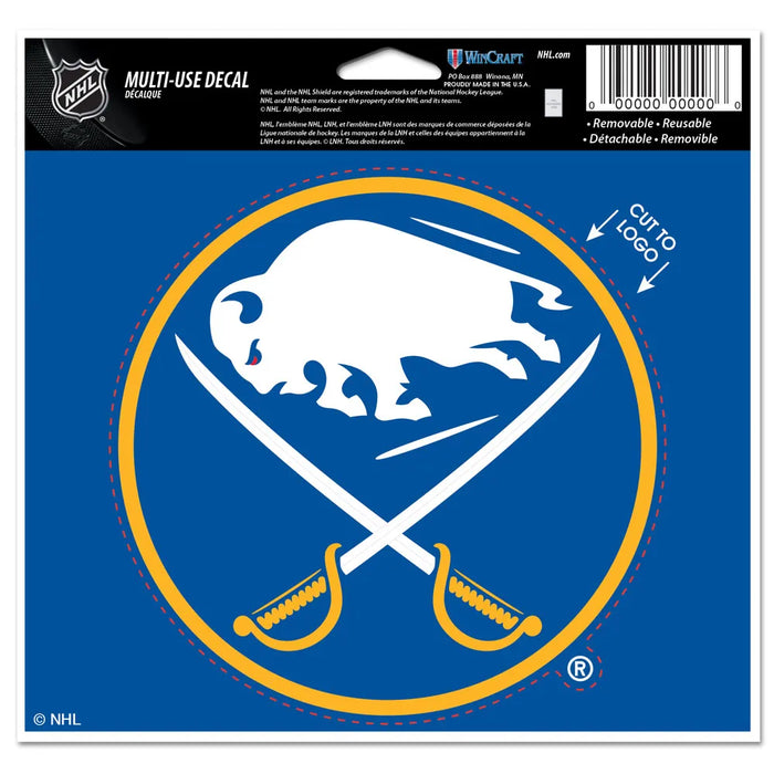 5x6" Buffalo Sabres Multi-Use Decal