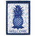 Blue Pineapple Banner Flag