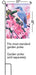 Bluebird Pink Flowers Garden Flag