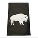 Black and White Standing Buffalo Garden Flag