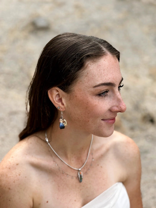 Rosie the Riveter Wood Earrings