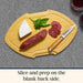 Flip, Serve & Store Football Charcuterie Board with Lid