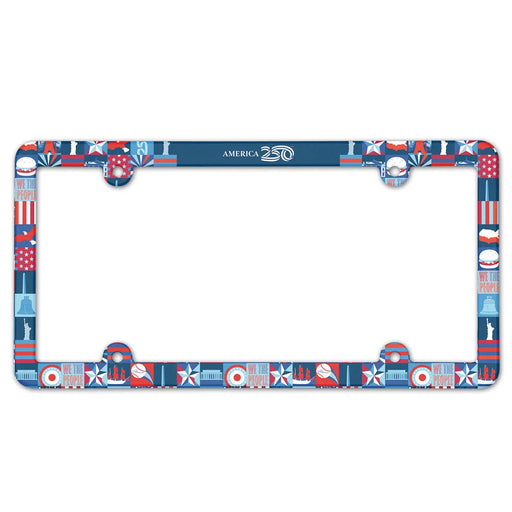 America's 250th Anniversary Plastic License Plate Frame