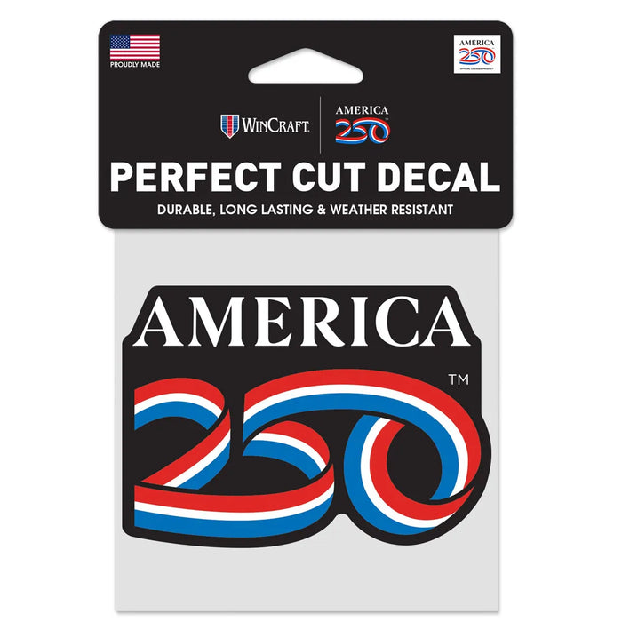 4x4" America 250 Perfect Cut Decal