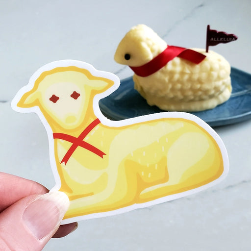 Butter Lamb Vinyl Sticker