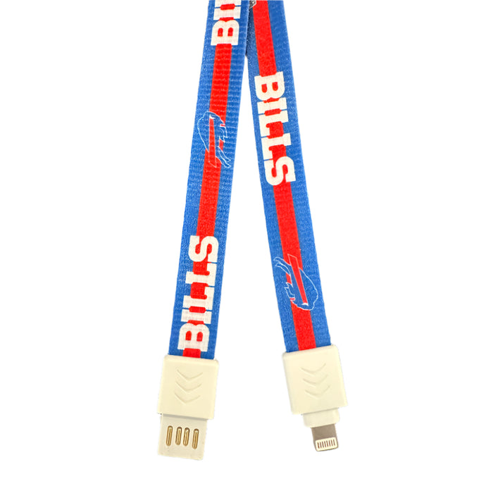 Buffalo Bills Lightning Cable Phone Charger Lanyard