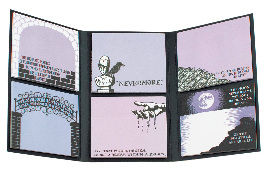 Edgar Allan Poe Sticky Notes Booklet