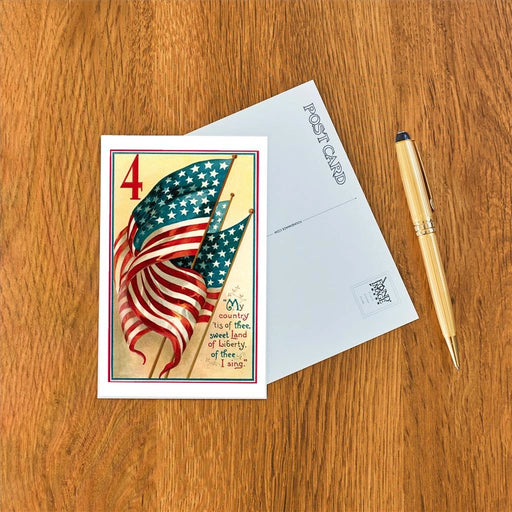 July 4th Land of Liberty Postcard