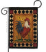 Rustic Rooster Garden Flag