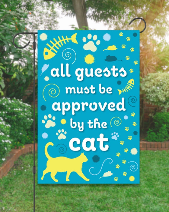 Approved By The Cat Garden Flag