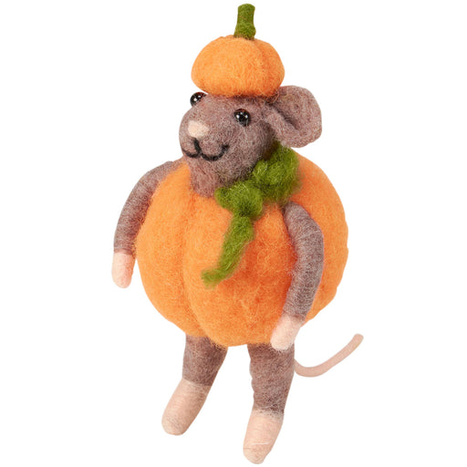 Pumpkin Mouse Critter Ornament