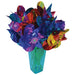 Assorted Flowers Mylar Pinwheel (Sold Individually)