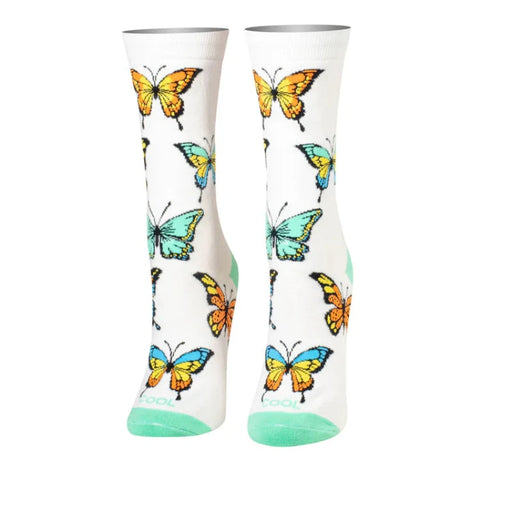 Multi Colored Butterflies Women's Crew Socks