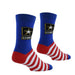 US Army Logo Striped Men's Crew Socks