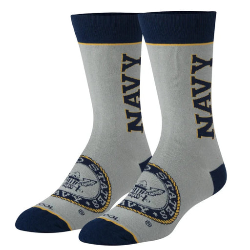 US Navy Wordmark Men's Crew Socks