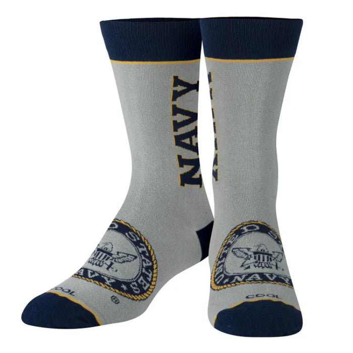 US Navy Wordmark Men's Crew Socks