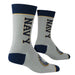 US Navy Wordmark Men's Crew Socks