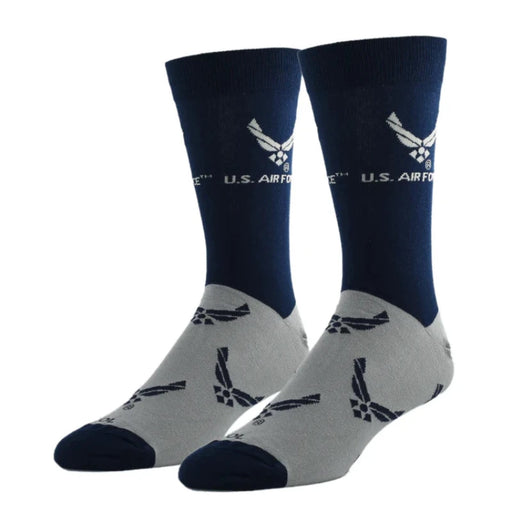 US Air Force Wordmark Men's Crew Socks