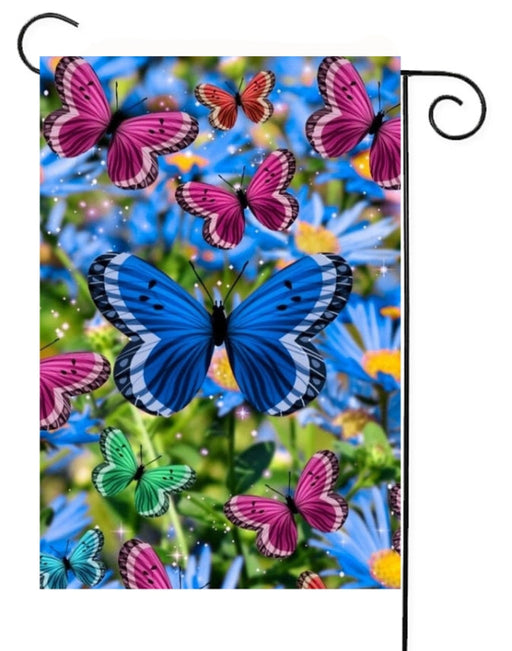 All Colorful Butterflies Garden Flag