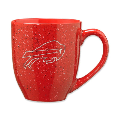 Buffalo Bills 16 oz Red Laser Engraved Ceramic Mug