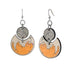 Cat with Yarn Wood Earrings