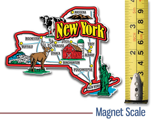 New York State Jumbo Rubber Magnet