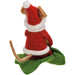 Santa Sledding Mouse Critter Figurine