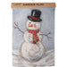 Vintage Snowman Garden Flag