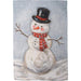 Vintage Snowman Garden Flag