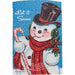 Let It Snow Vintage Garden Flag