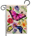 Watercolor Butterflies Garden Flag