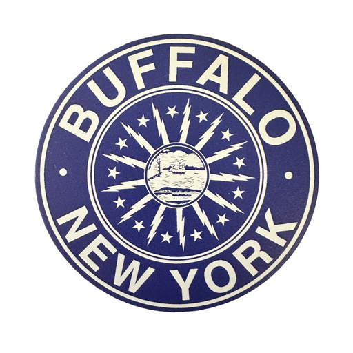 City of Buffalo Round Decal - Made in USA