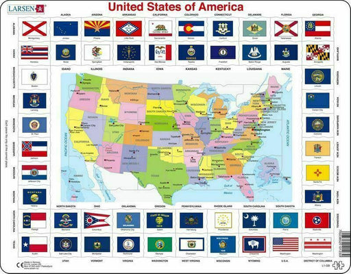 USA State Flags 70 Piece Jigsaw Puzzle