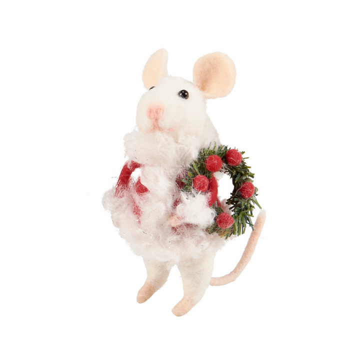 Mr. Claus Mouse Critter Ornament