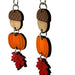 Fall Classic Dangle Wood Earrings