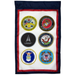 US Armed Forces Garden Flag (6 Branches)
