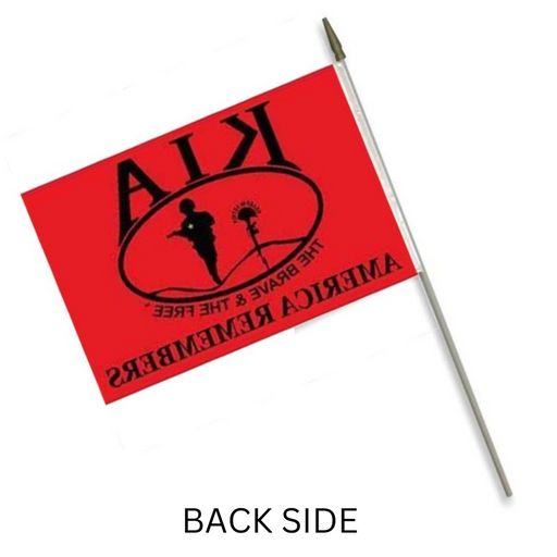 12"x18" Killed In Action (KIA) Stick Flag