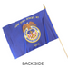 12x18" US Merchant Marines Stick Flag