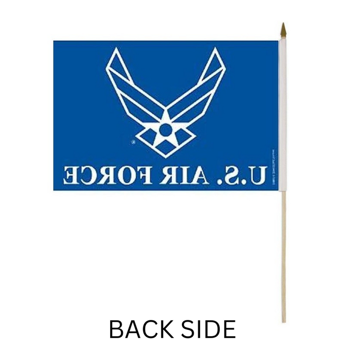 12x18" US Air Force Wings Logo Stick Flag