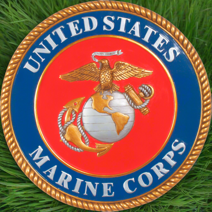 US Marine Corps Emblem Stepping Stone