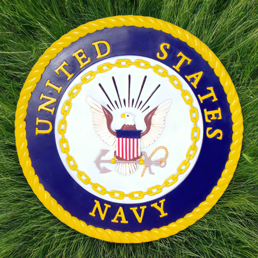 US Navy Emblem Stepping Stone