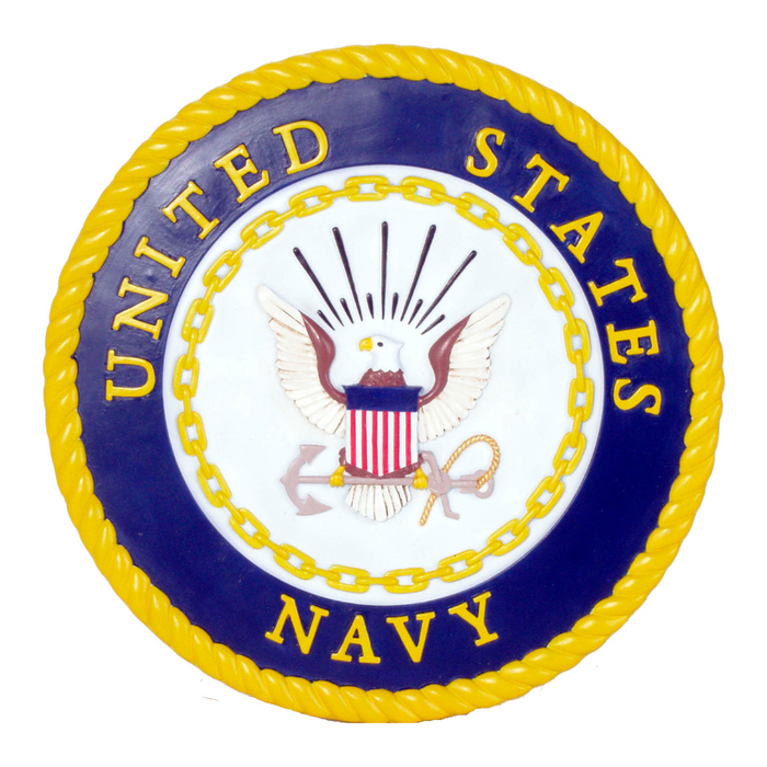 US Navy Emblem Stepping Stone