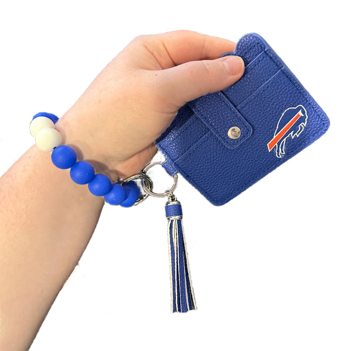 Buffalo Bills Bracelet w/ Mini Wallet