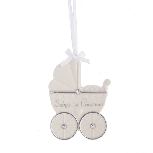 Baby's 1st Christmas Earthenware Ornament