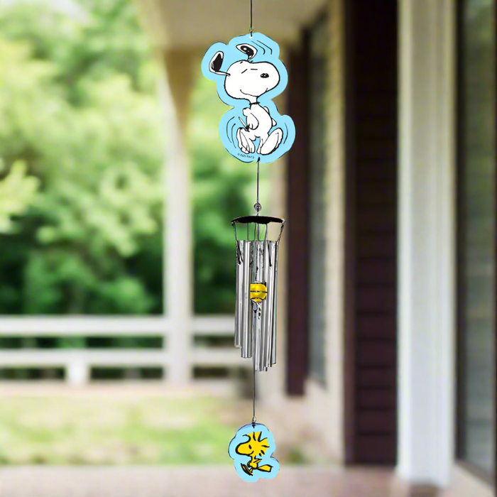 18" Snoopy and Woodstock Wind Chime