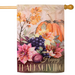 Happy Thanksgiving Suede Banner Flag