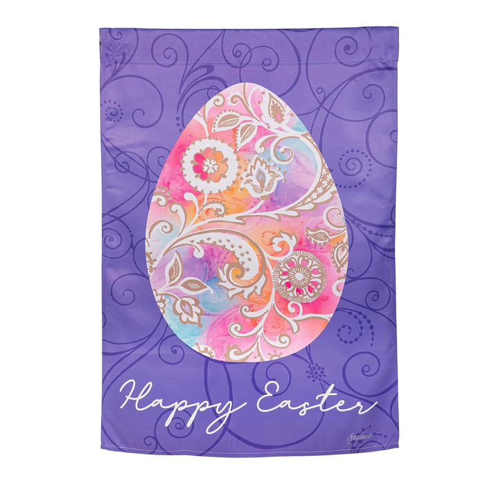 Rainbow Egg Suede Decorative Flag